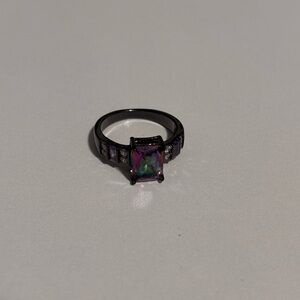 Elegant Multicolor Stone Ring